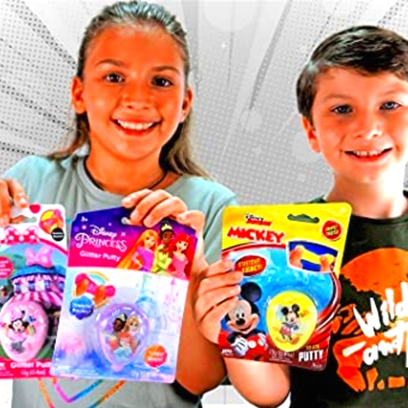 Mickey & Minnie Mouse Putty Stretchy & Bouncy NWT - Picture 4 of 8